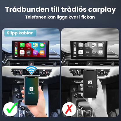 ScandiFlow™ – Trådlös CarPlay & Android AI Box