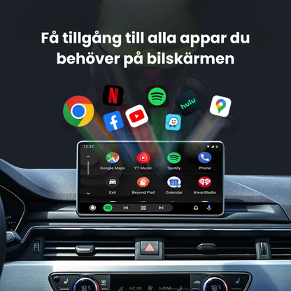 ScandiFlow™ – Trådlös CarPlay & Android AI Box