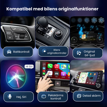 ScandiFlow™ – Trådlös CarPlay & Android AI Box